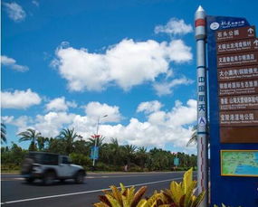 文昌龍樓鎮(zhèn)火箭模型路牌亮相街頭，創(chuàng)意設(shè)計(jì)點(diǎn)亮航天文化